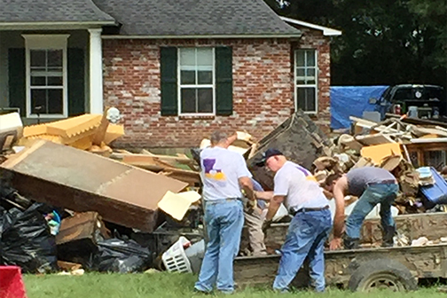 flood clean-up